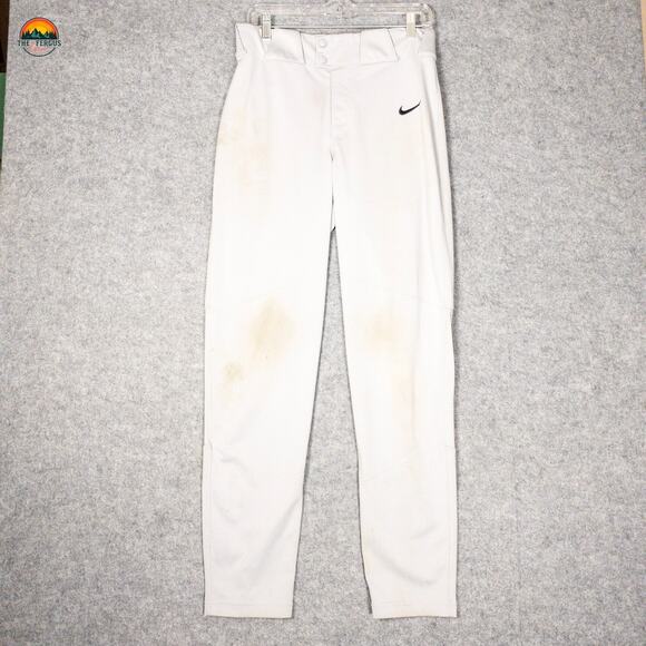 Nike Baseball Vapor Select Pants Gray Skinny Leg Pockets Boys Size Small - Picture 2 of 14
